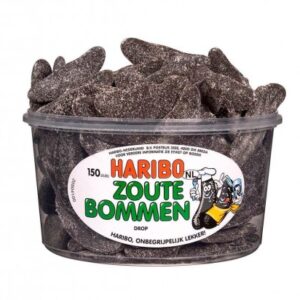 Zoute Bommen Haribo 1350 gram