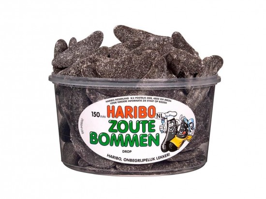 Zoute Bommen Haribo 1350 gram