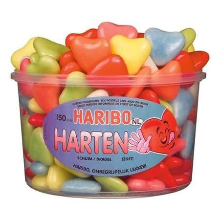 Bonte Hartjes 1050 gram Haribo