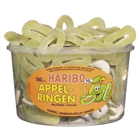 Haribo silo Appelringen 1200 gr.