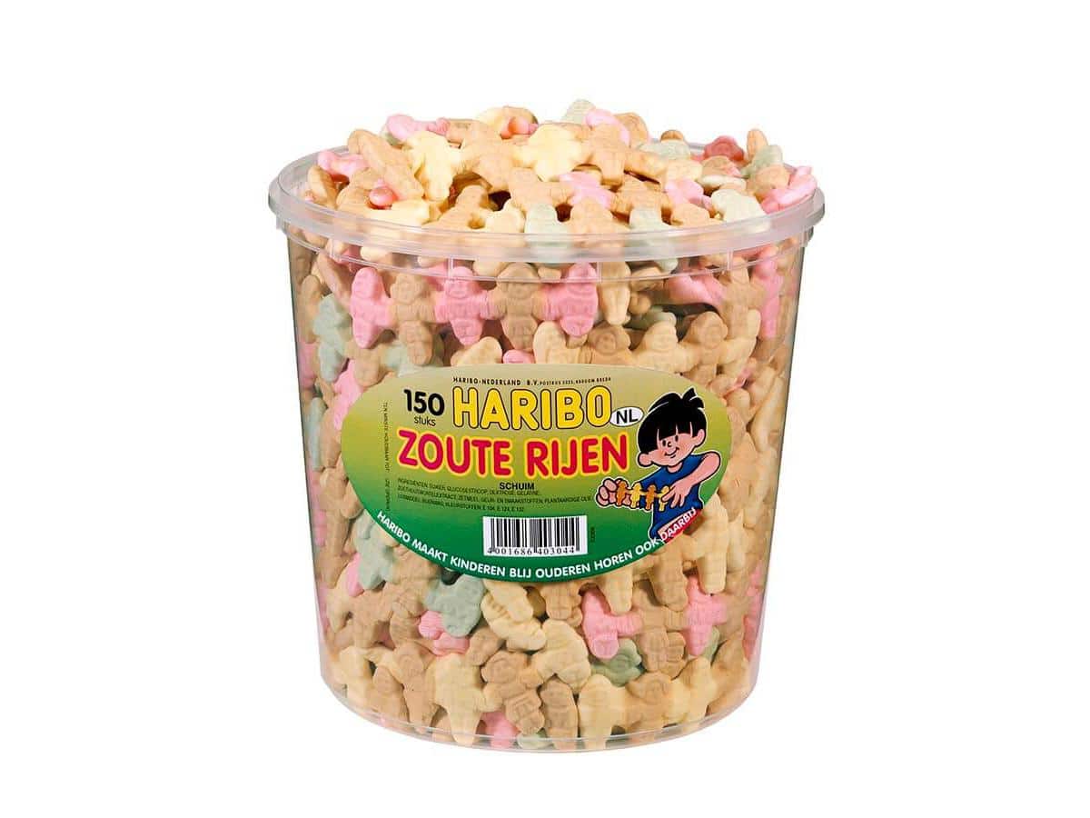 Haribo silo Zoute Rijen 840 gr.