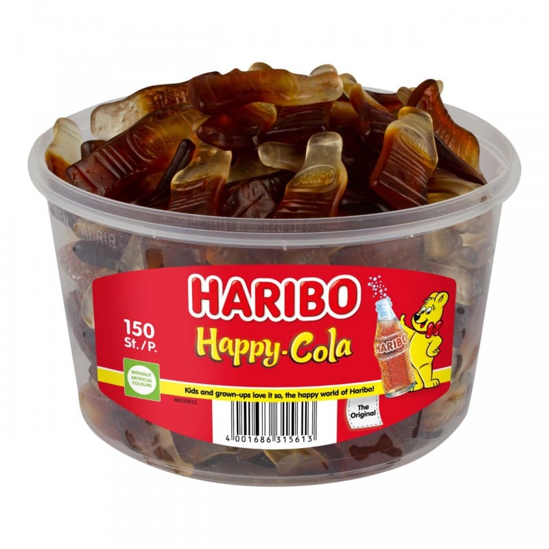 Haribo silo Happy Cola 1200 gr.
