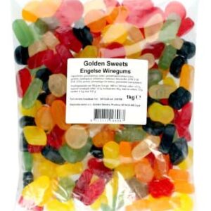Golden Sweets Engelse Winegums 1 kilo