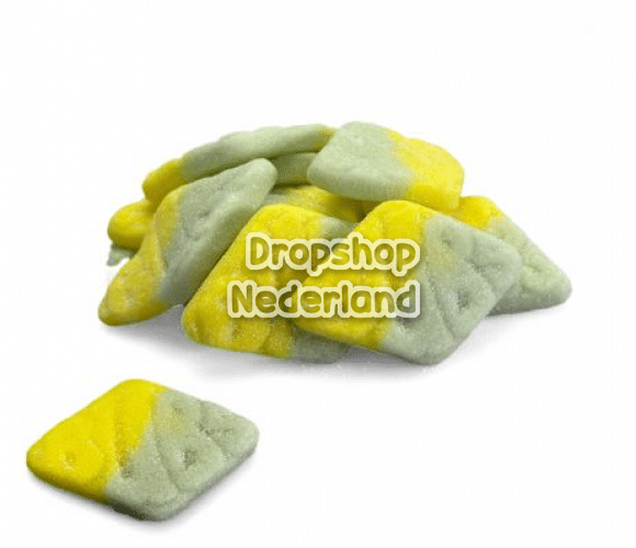 Bubs Sour Tutti Frutti Rombs 500 gram