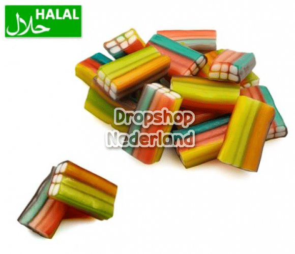 Dulce Plus Rainbow Bricks 500 gram