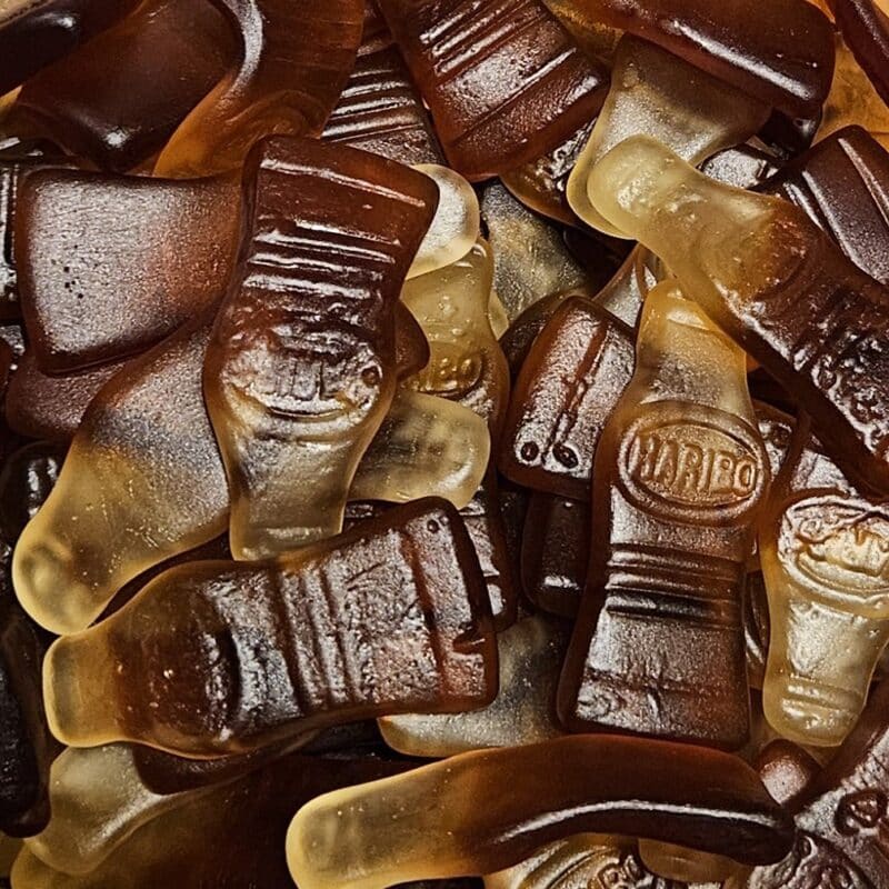 Haribo Cola Flesjes Groot 1 kilo